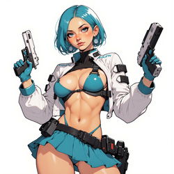 HBAR NFT Collection Two Guns